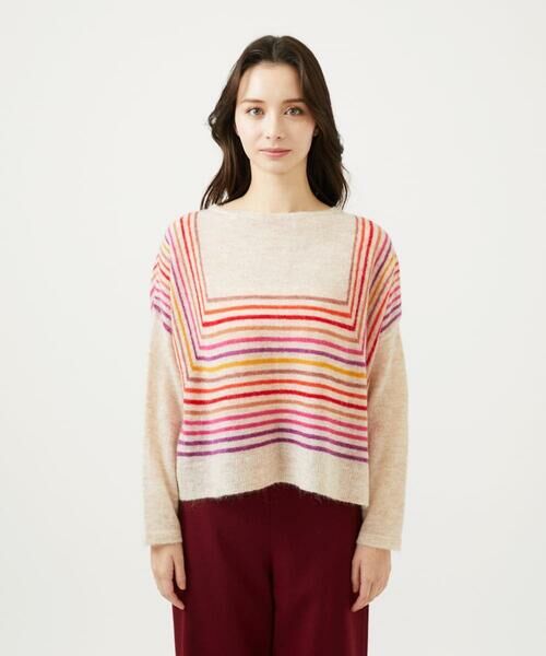Sybilla / シビラ ニット・セーター | マルチカラーボーダーニット | 詳細2