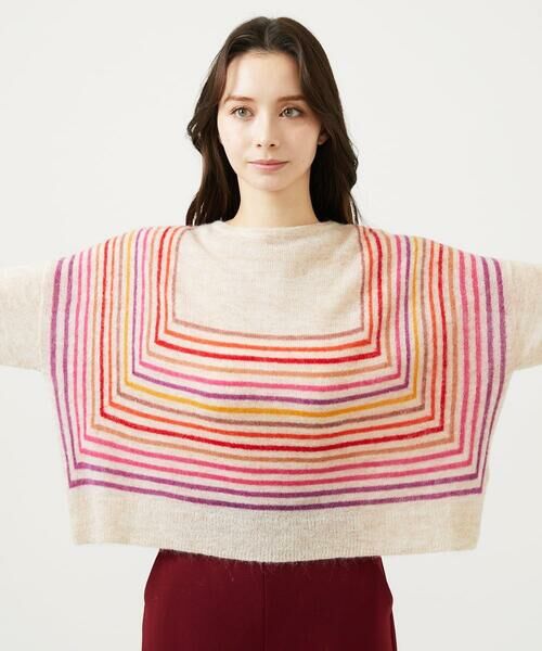 Sybilla / シビラ ニット・セーター | マルチカラーボーダーニット | 詳細9