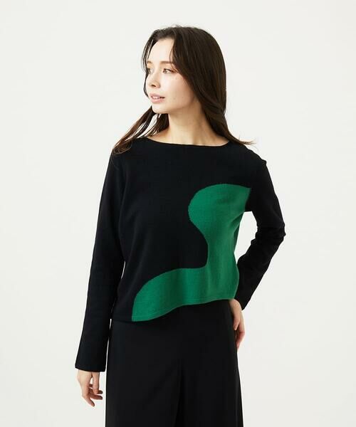Sybilla / シビラ ニット・セーター | アシメントリー配色ニット | 詳細1
