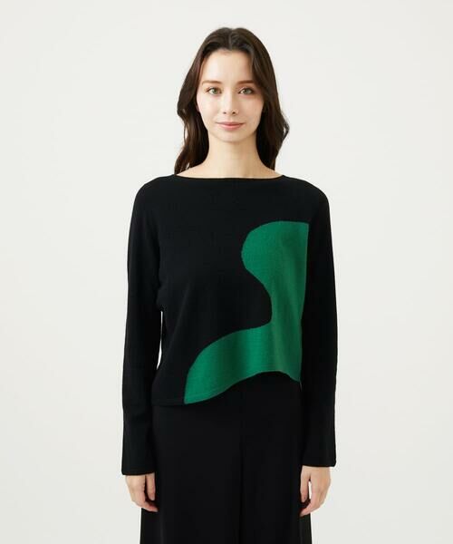 Sybilla / シビラ ニット・セーター | アシメントリー配色ニット | 詳細2
