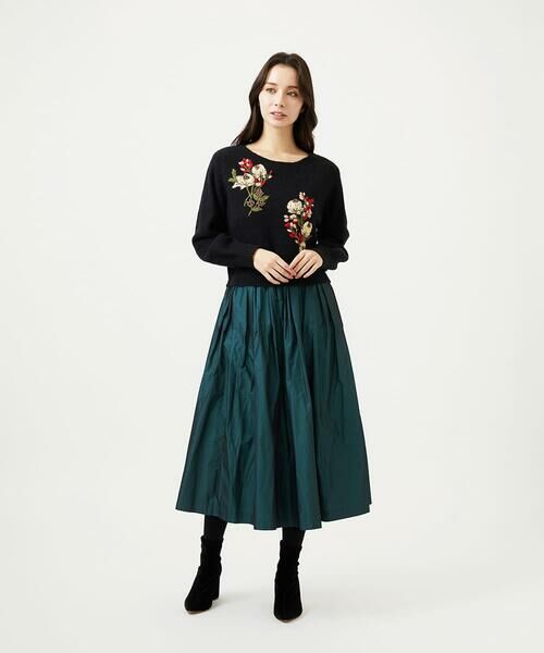 Sybilla / シビラ ニット・セーター | ポピーブーケ刺繍ニット | 詳細14