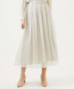 Sybilla / シビラ ロング・マキシ丈スカート | ストライプレーススカート