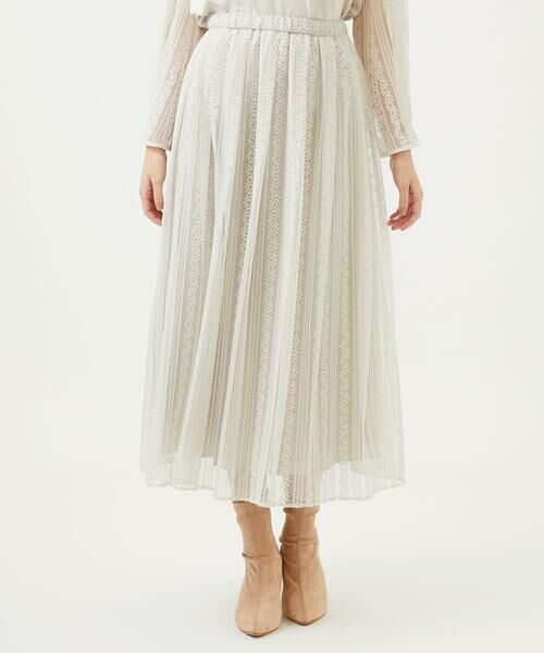 Sybilla / シビラ ロング・マキシ丈スカート | ストライプレーススカート | 詳細1