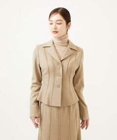 Sybilla / シビラ テーラードジャケット | ピンタックデザインジャケット