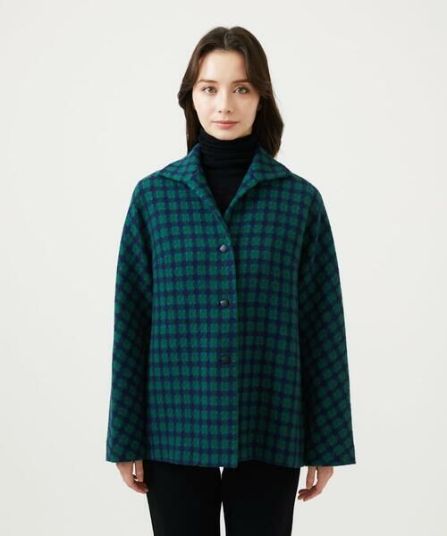 Sybilla / シビラ その他アウター | チェック柄ショートコート | 詳細4