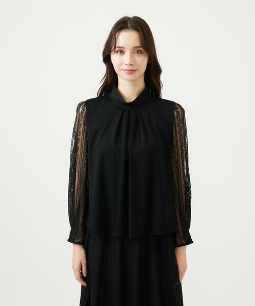 Sybilla / シビラ カットソー | ストライプレーススリーブカットソー | 詳細3