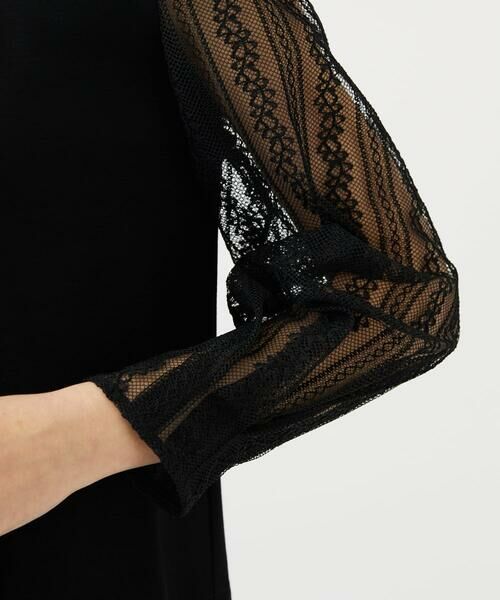 Sybilla / シビラ カットソー | ストライプレーススリーブカットソー | 詳細9