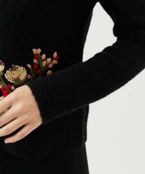 Sybilla / シビラ カーディガン・ボレロ | ポピーブーケ刺繍カーディガン | 詳細10