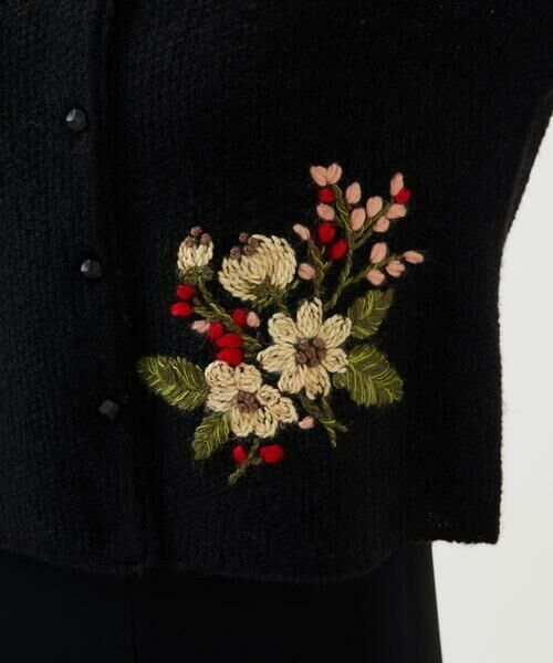 Sybilla / シビラ カーディガン・ボレロ | ポピーブーケ刺繍カーディガン | 詳細11