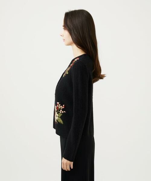 Sybilla / シビラ カーディガン・ボレロ | ポピーブーケ刺繍カーディガン | 詳細6