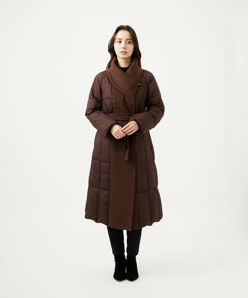Sybilla/シビラ ウールドッキングロングダウン ブラウン SS Sybilla/シビラ ウールドッキングロングダウン ブラウン SS
