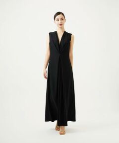 Sybilla / シビラ サロペット・オールインワン | フロントタックジャンプスーツ（ブラック）