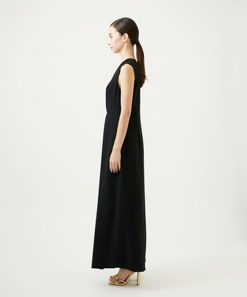 Sybilla / シビラ サロペット・オールインワン | フロントタックジャンプスーツ（ブラック） | 詳細2