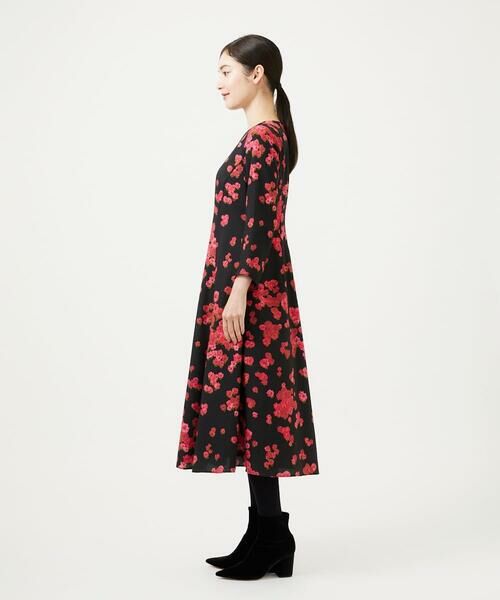 Sybilla / シビラ ロング・マキシ丈ワンピース | ピンクマーガレットプリントドレス | 詳細3