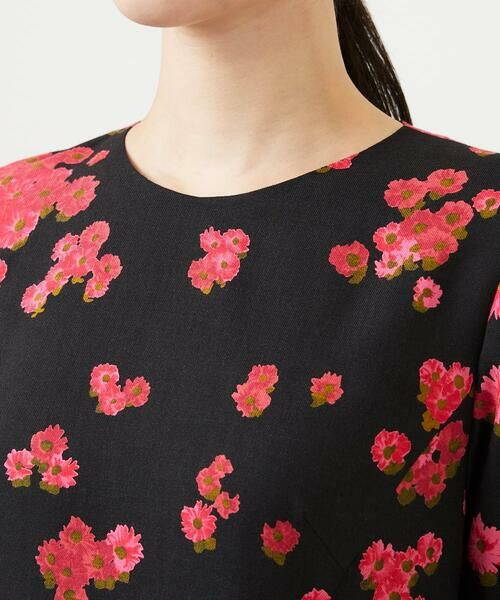 Sybilla / シビラ ロング・マキシ丈ワンピース | ピンクマーガレットプリントドレス | 詳細5