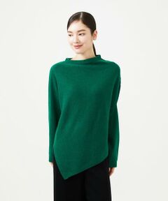 Sybilla / シビラ ニット・セーター | アシンメトリーハイネックニット