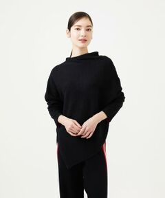 Sybilla / シビラ ニット・セーター | アシンメトリーハイネックニット