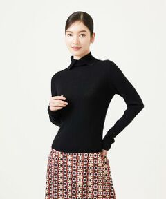 Sybilla / シビラ ニット・セーター | ステッチデザインハイネックニット