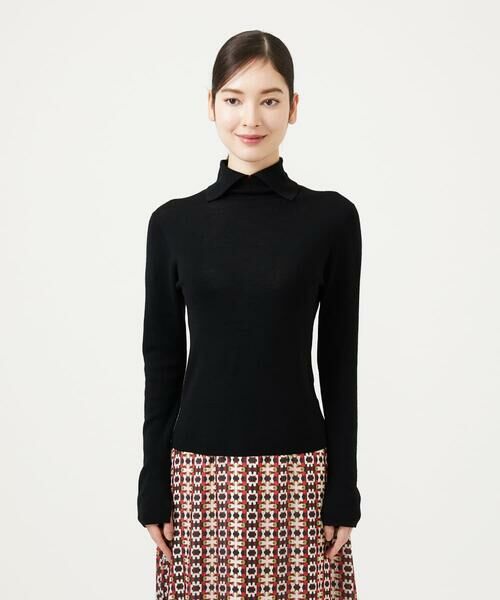 Sybilla / シビラ ニット・セーター | ステッチデザインハイネックニット | 詳細5