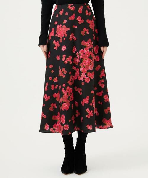 Sybilla / シビラ ロング・マキシ丈スカート | ピンクマーガレットプリントスカート | 詳細1