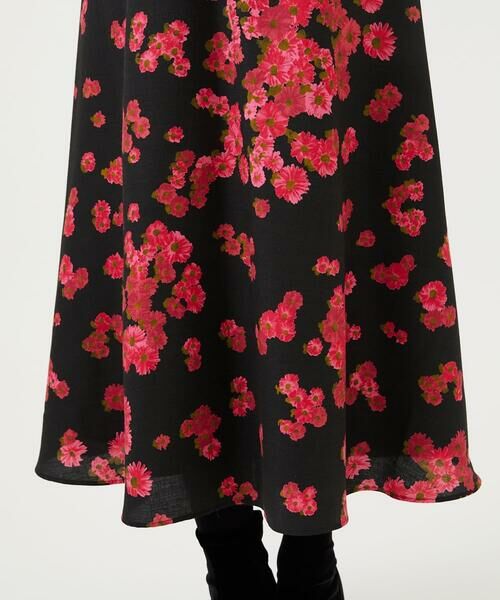 Sybilla / シビラ ロング・マキシ丈スカート | ピンクマーガレットプリントスカート | 詳細7