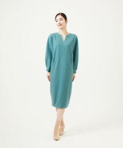 Sybilla / シビラ ロング・マキシ丈ワンピース | ウールジャージーコクーンドレス