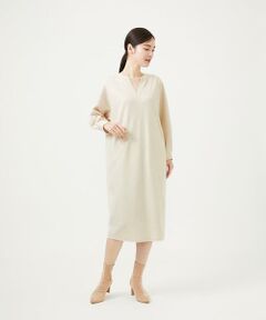 Sybilla / シビラ ロング・マキシ丈ワンピース | ウールジャージーコクーンドレス