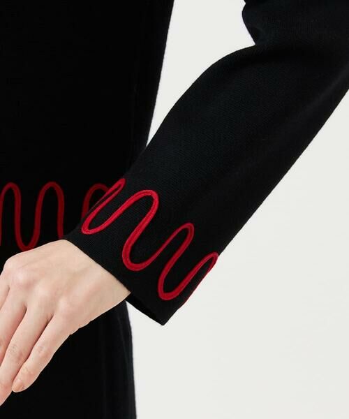 Sybilla / シビラ カーディガン・ボレロ | バイカラーコード刺繍カーディガン | 詳細8