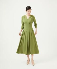 Sybilla / シビラ ドレス | タッキングデザインドレス（7分袖）