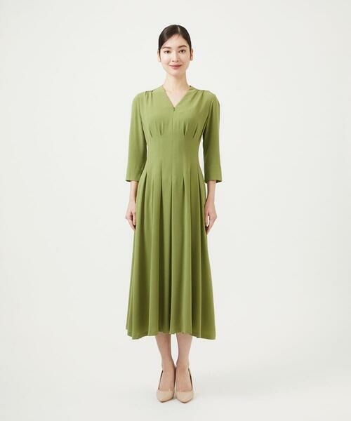 Sybilla / シビラ ドレス | タッキングデザインドレス（7分袖） | 詳細3