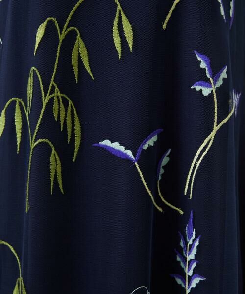 Sybilla / シビラ ドレス | リーフ刺繍チュールドレス | 詳細10