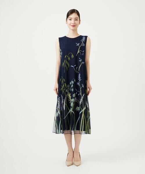 Sybilla / シビラ ドレス | リーフ刺繍チュールドレス | 詳細2