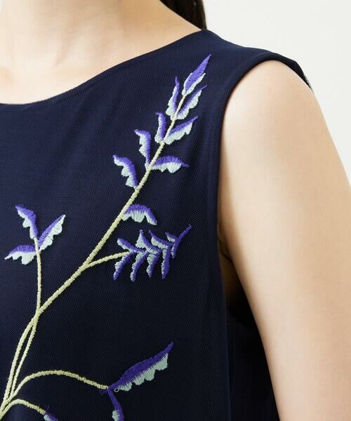 Sybilla / シビラ ドレス | リーフ刺繍チュールドレス | 詳細7