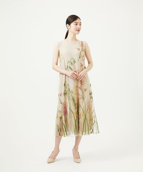 Sybilla / シビラ ドレス | リーフ刺繍チュールドレス | 詳細11