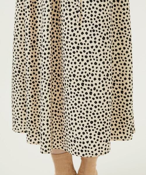 Sybilla / シビラ ロング・マキシ丈ワンピース | ランダムドットプリントドレス | 詳細9