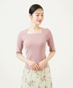 Sybilla / シビラ ニット・セーター | スクエアネックニット