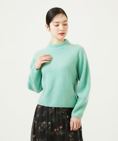 Sybilla / シビラ ニット・セーター | カシミヤボトルネックニット（ミントグリーン）