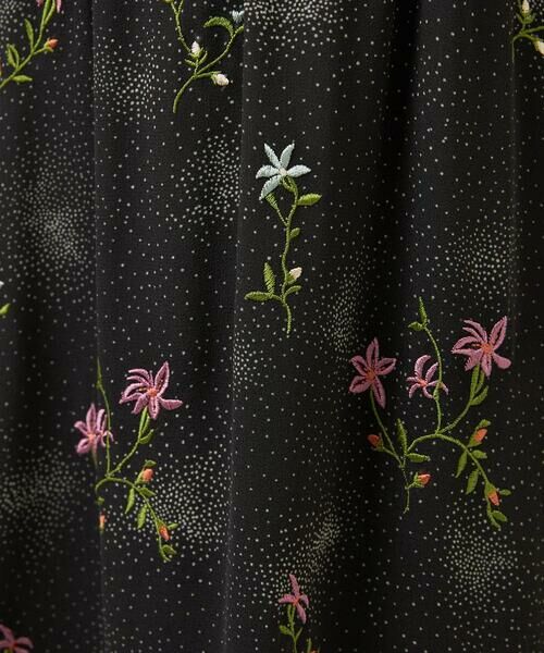 Sybilla / シビラ ロング・マキシ丈スカート | ドットフラワー刺繍スカート | 詳細13