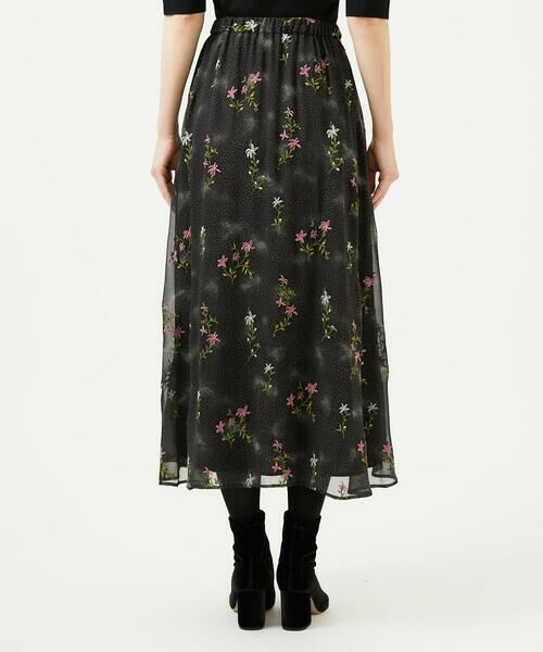 Sybilla / シビラ ロング・マキシ丈スカート | ドットフラワー刺繍スカート | 詳細8