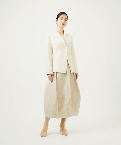 Sybilla / シビラ ロング・マキシ丈スカート | シルキータフタコクーンスカート | 詳細2