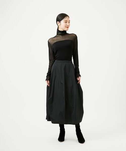 Sybilla / シビラ ロング・マキシ丈スカート | シルキータフタコクーンスカート | 詳細11