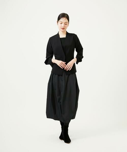 Sybilla / シビラ ロング・マキシ丈スカート | シルキータフタコクーンスカート | 詳細12