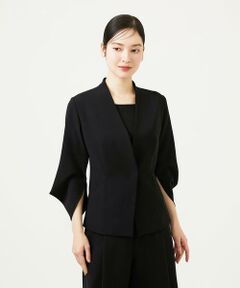 Sybilla / シビラ ノーカラージャケット | スリットスリーブジャケット
