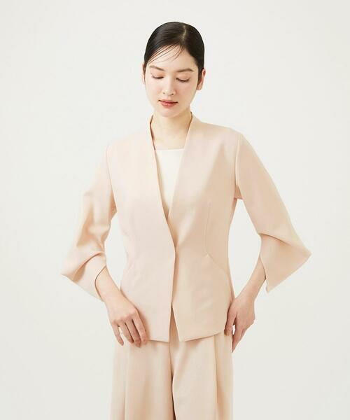 Sybilla / シビラ ノーカラージャケット | スリットスリーブジャケット | 詳細1