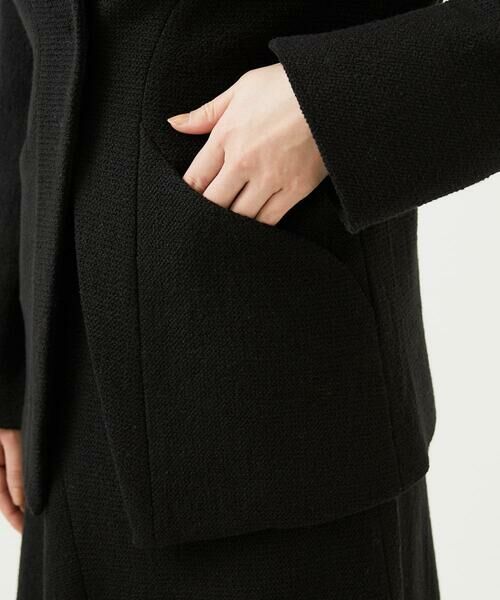 Sybilla / シビラ ノーカラージャケット | ストレッチブークレージャケット | 詳細13