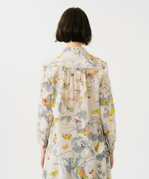 Sybilla / シビラ シャツ・ブラウス | バタフライ&フラワープリントシャツ | 詳細4