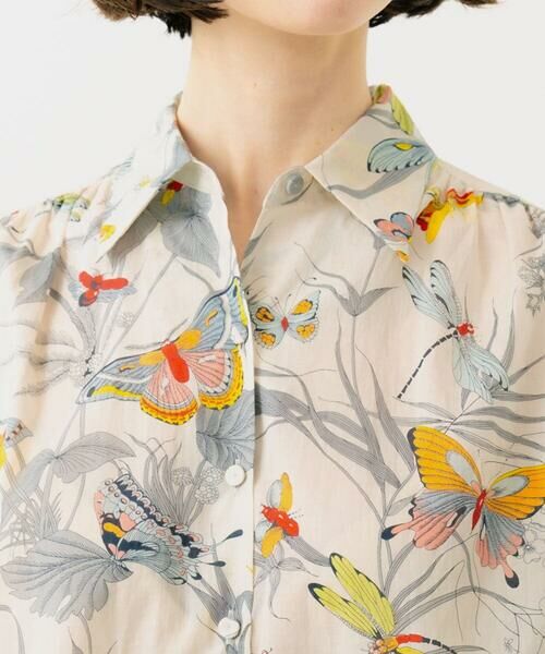 Sybilla / シビラ シャツ・ブラウス | バタフライ&フラワープリントシャツ | 詳細5