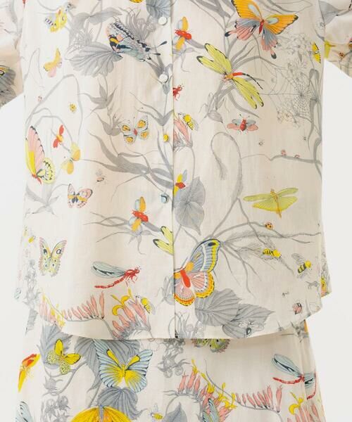 Sybilla / シビラ シャツ・ブラウス | バタフライ&フラワープリントシャツ | 詳細7