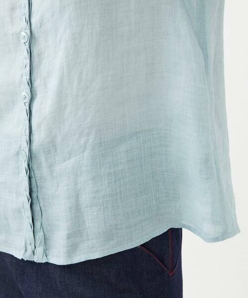 Sybilla / シビラ シャツ・ブラウス | ツイストVネックリネンブラウス | 詳細10