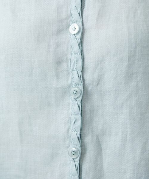 Sybilla / シビラ シャツ・ブラウス | ツイストVネックリネンブラウス | 詳細7